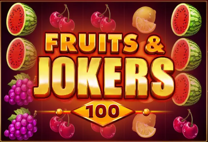Fruits And Jokers 100 Lines